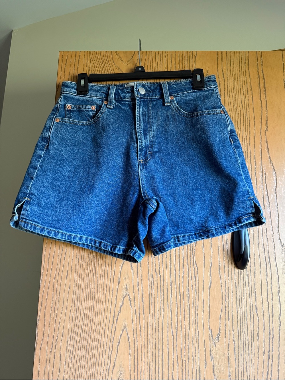 Universal Thread Blue Denim High-Waist Jean Shorts